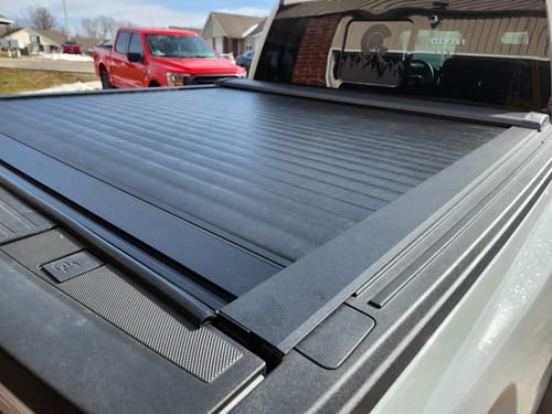 Customer photo review of Rough Country 46410551A Retractable Bed Cover | 5'7" Bed | Ford F-150 (21-25)/F-150 Lightning (22-24)