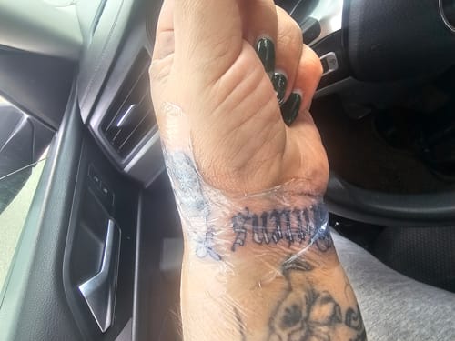 Customer photo review of Tattoo Glow
