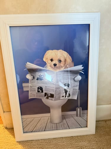 Customer photo review of Important meeting- Personalized poster