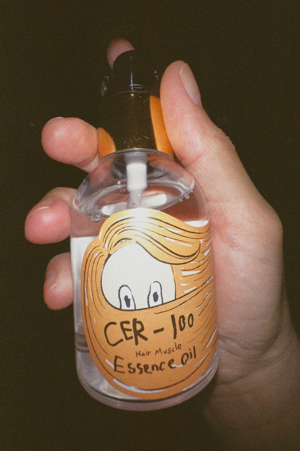 Customer photo review of CER-100 Hair Muscle Essence Oil