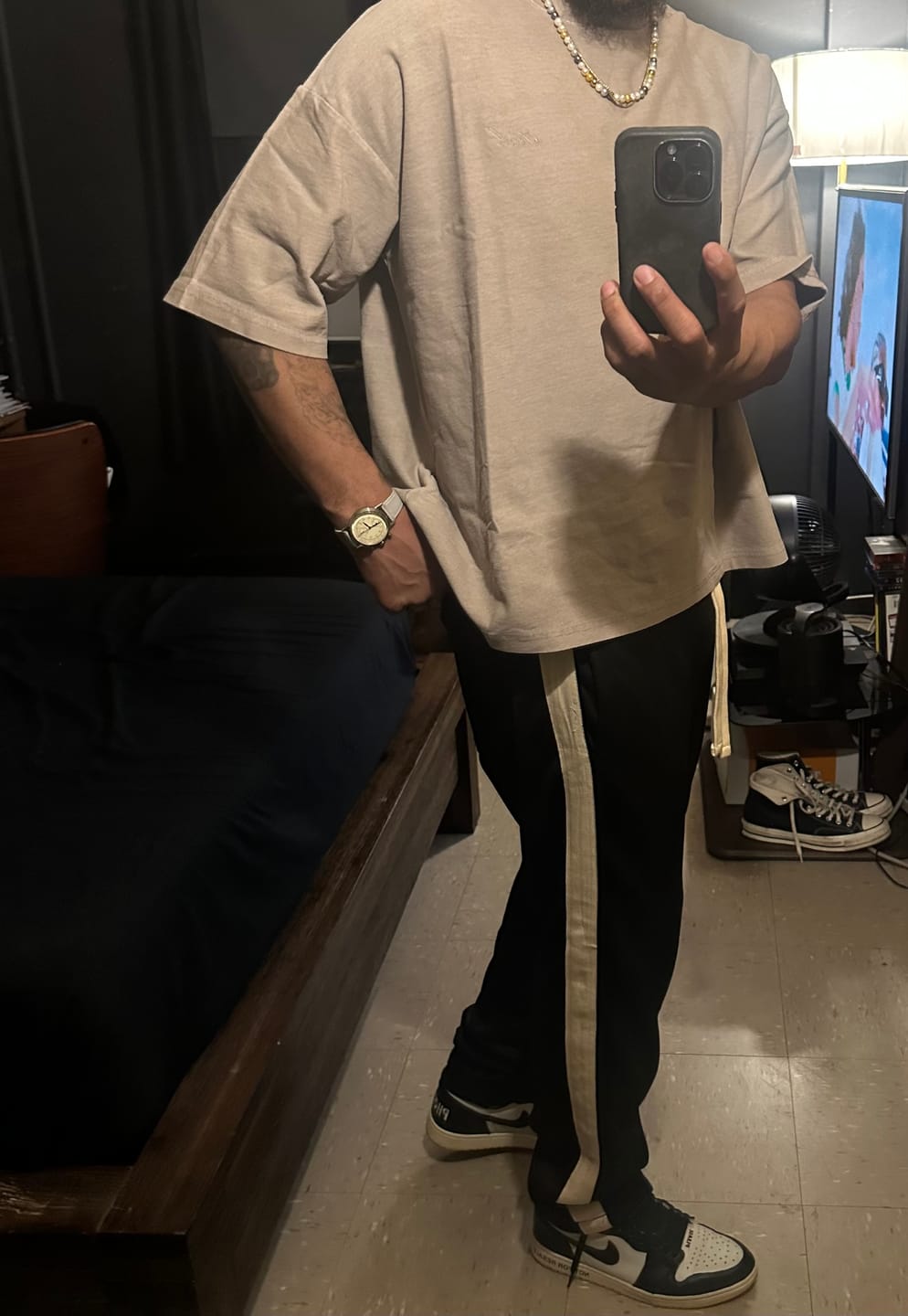 Customer photo review of Track Pants Black
