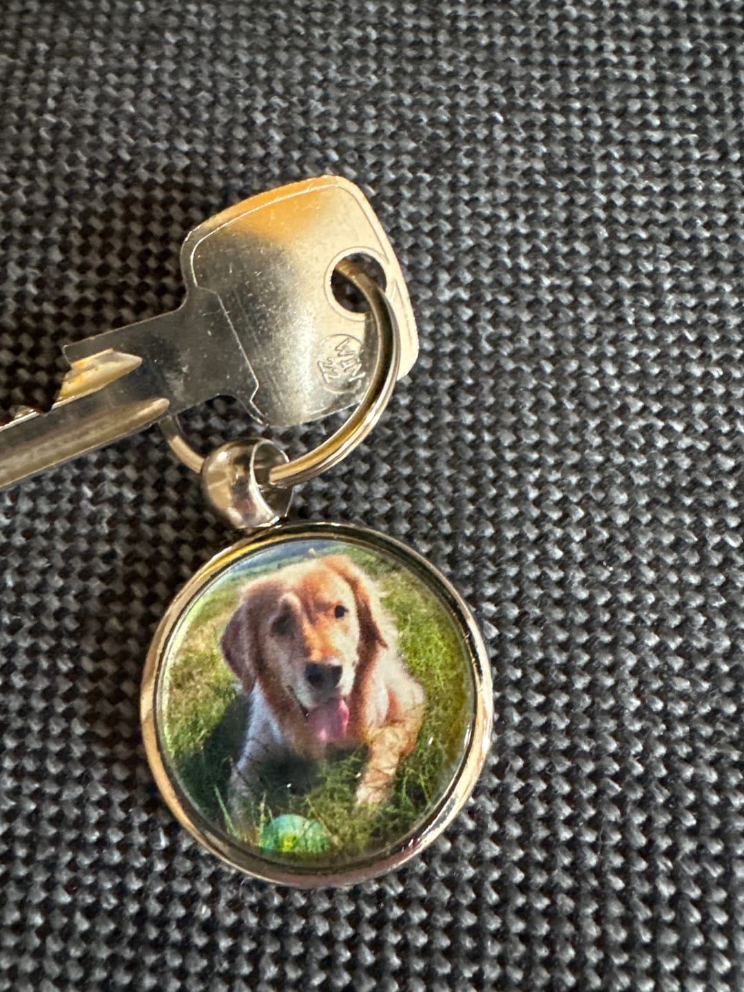 Customer photo review of Schlüsselanhänger mit Hundefoto
