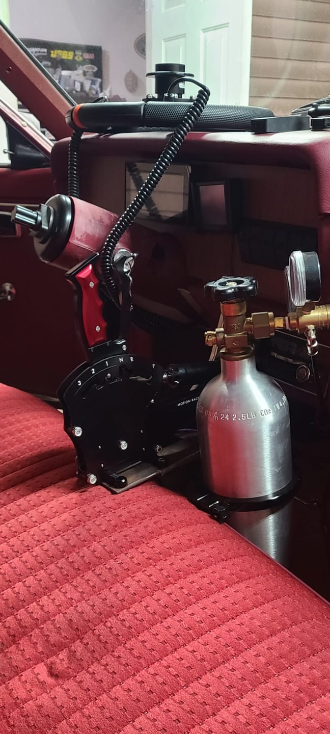 Customer photo review of TH400 3 Speed Reverse Pattern Operator Series Billet Shifter Front Exit