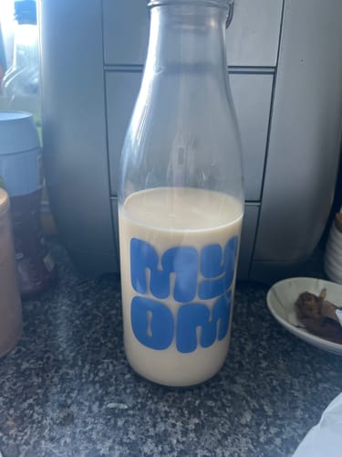 Customer photo review of MYOM 1L Big Value Bundle