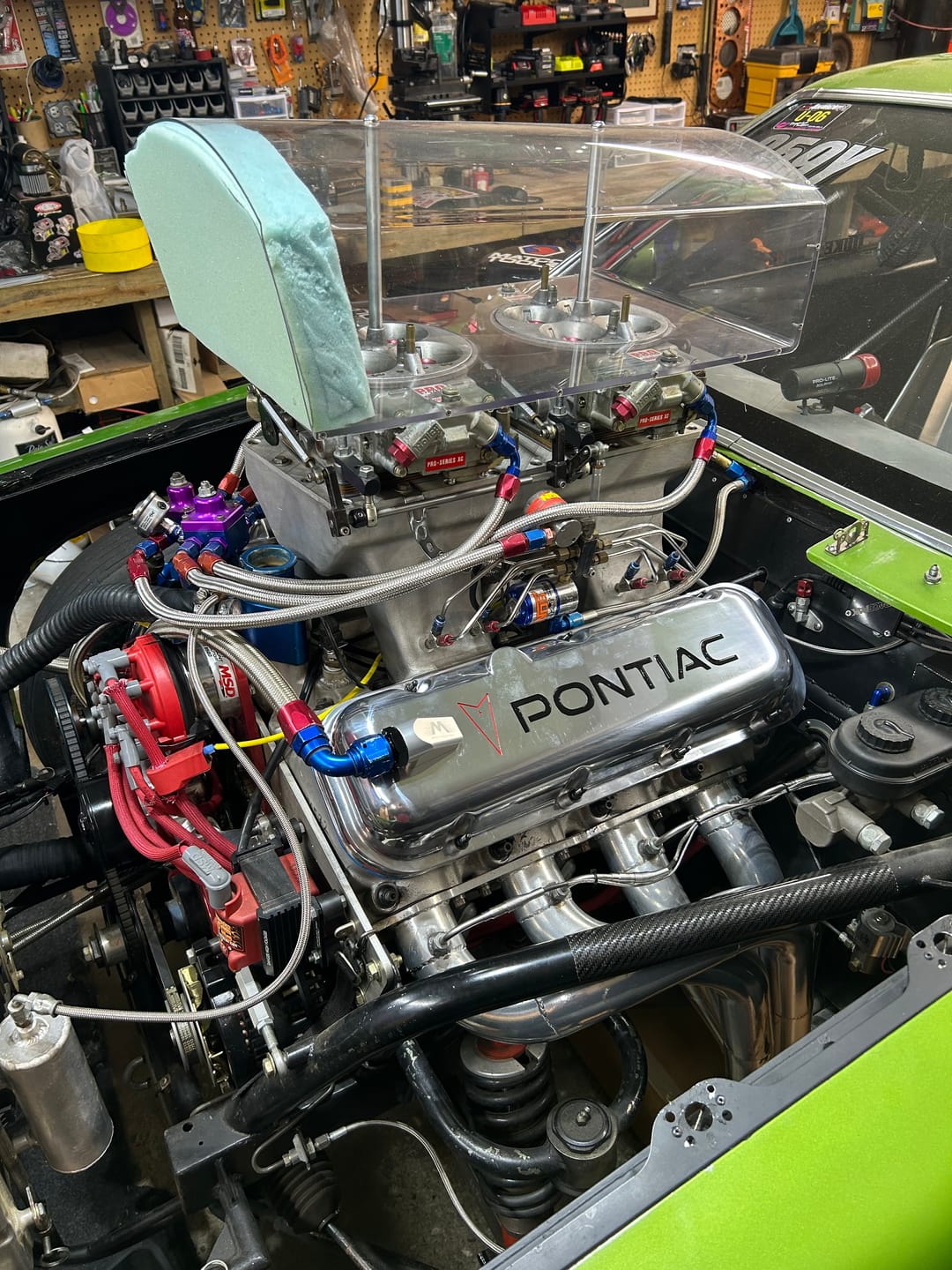 Customer photo review of Motion Raceworks Billet Valve Cover Breathers Clear Anodized (Pair)