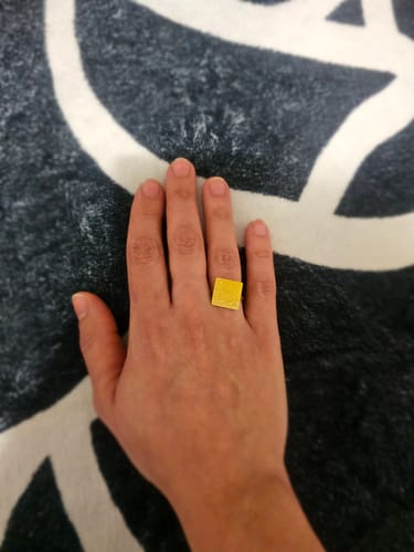 Customer photo review of Islamic Calligraphy Ring