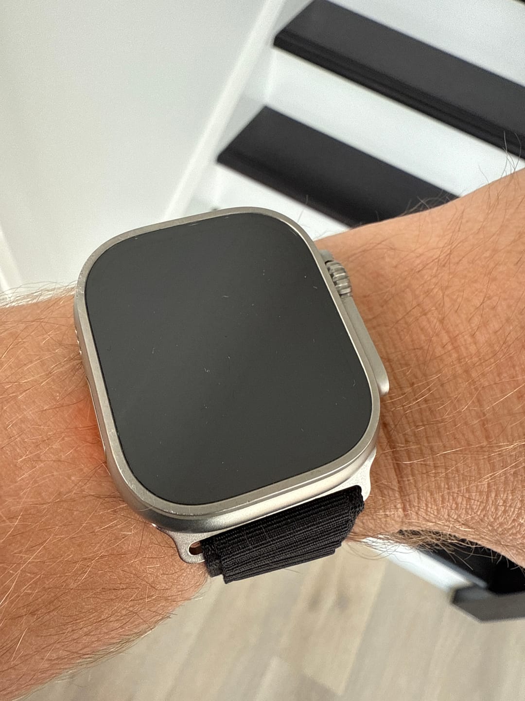 Customer photo review of Alpine Loop Apple Watch Band