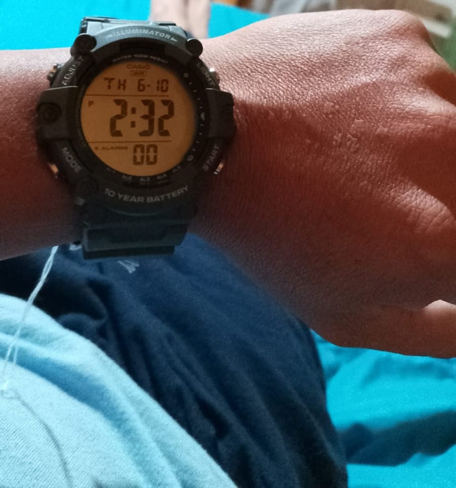 Customer photo review of Reloj Casio Vintage AE-1500WHX-3AVDF Verde