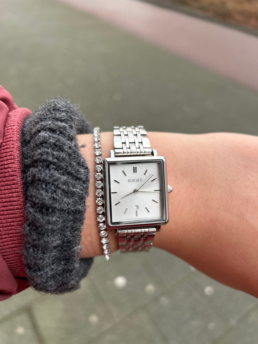 Customer photo review of Ava Silver Bracelet