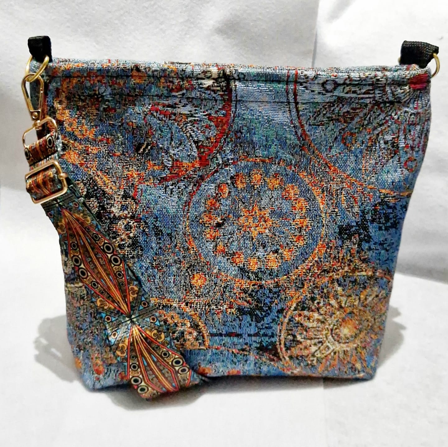 Customer photo review of Wheels of Fortune Tapestry Fabric