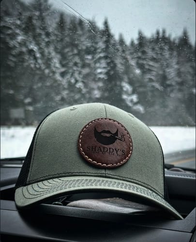 Customer photo review of Richardson 112 Custom Leather Patch Hat