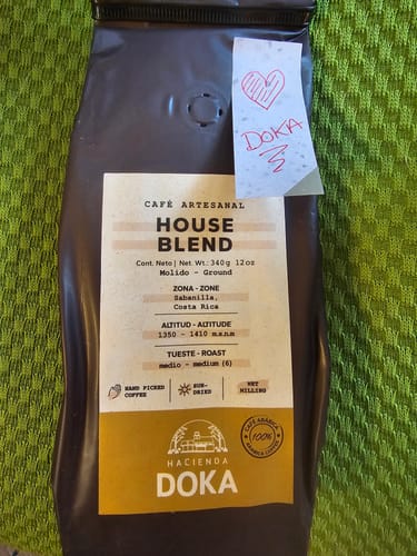 Customer photo review of Café Hacienda Doka House Blend