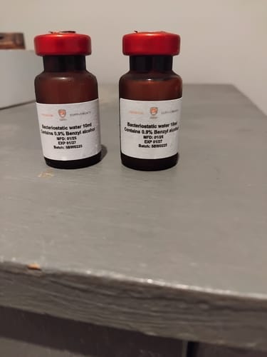 Customer photo review of Bacteriostatic Water