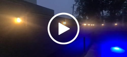 Recensione con foto di un cliente sulle luci a festone a lampadine solari - Lampadine LED tradizionali, nere