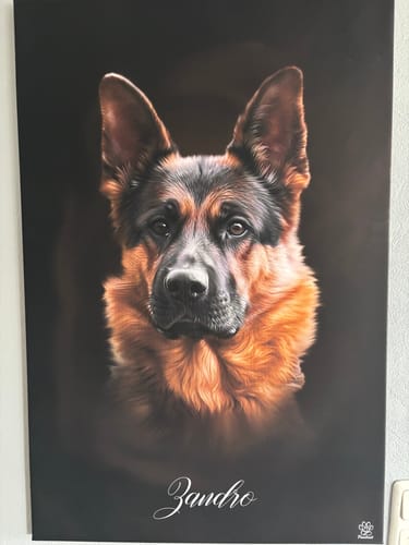 Customer photo review of Öl Pawtrait