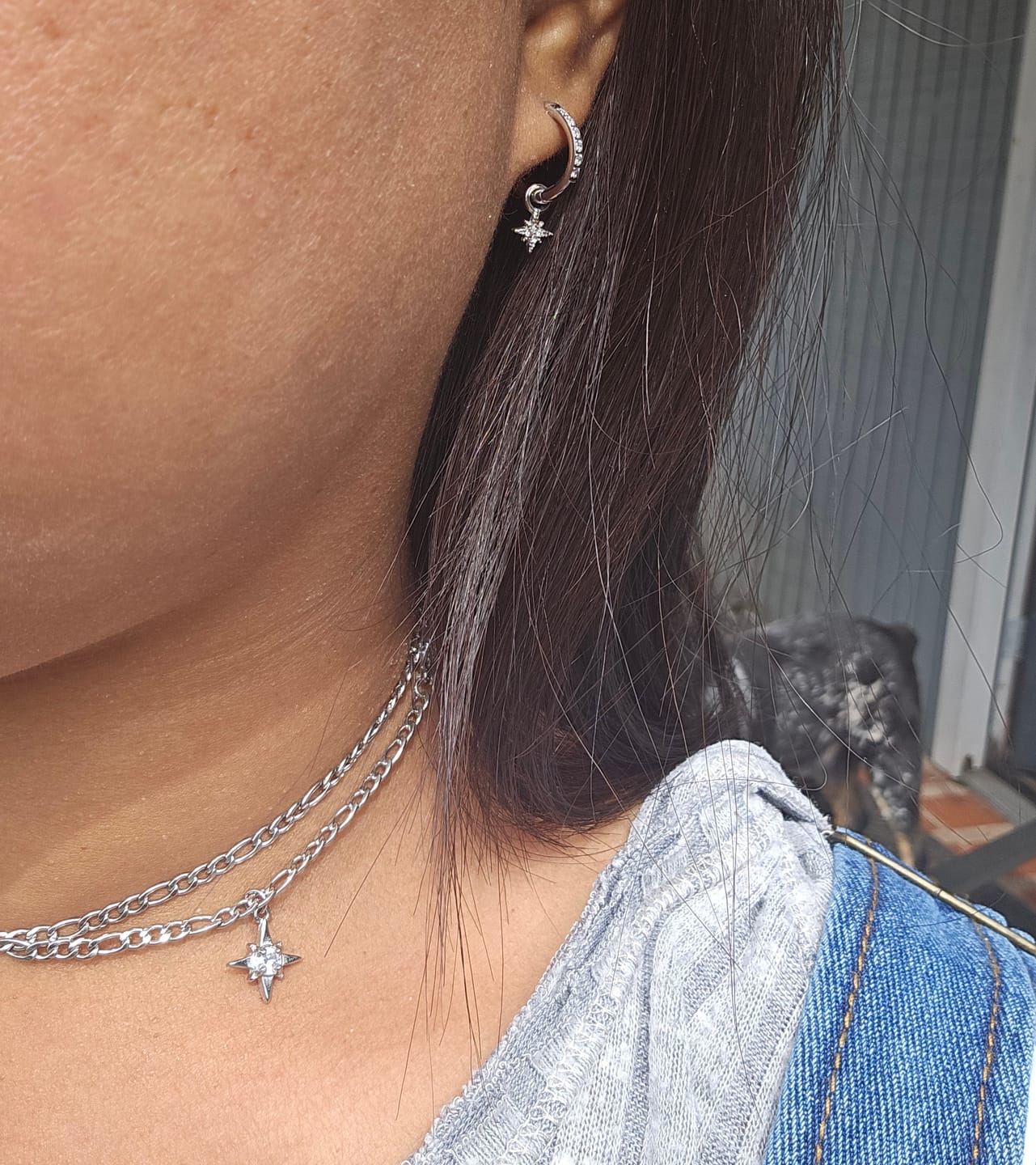 Customer photo review of Icy North Star Charm