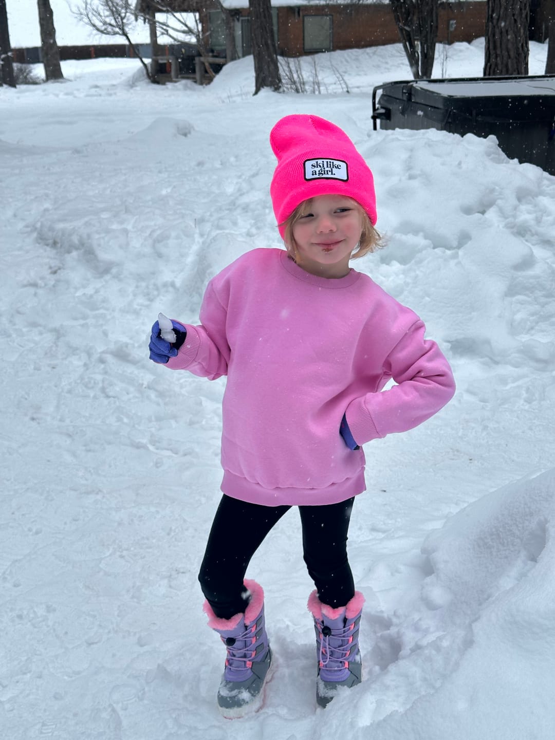Customer photo review of Barbie Patch Beanie