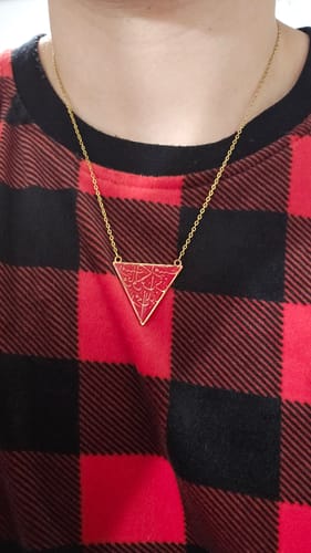 Customer photo review of The Resistance Necklace