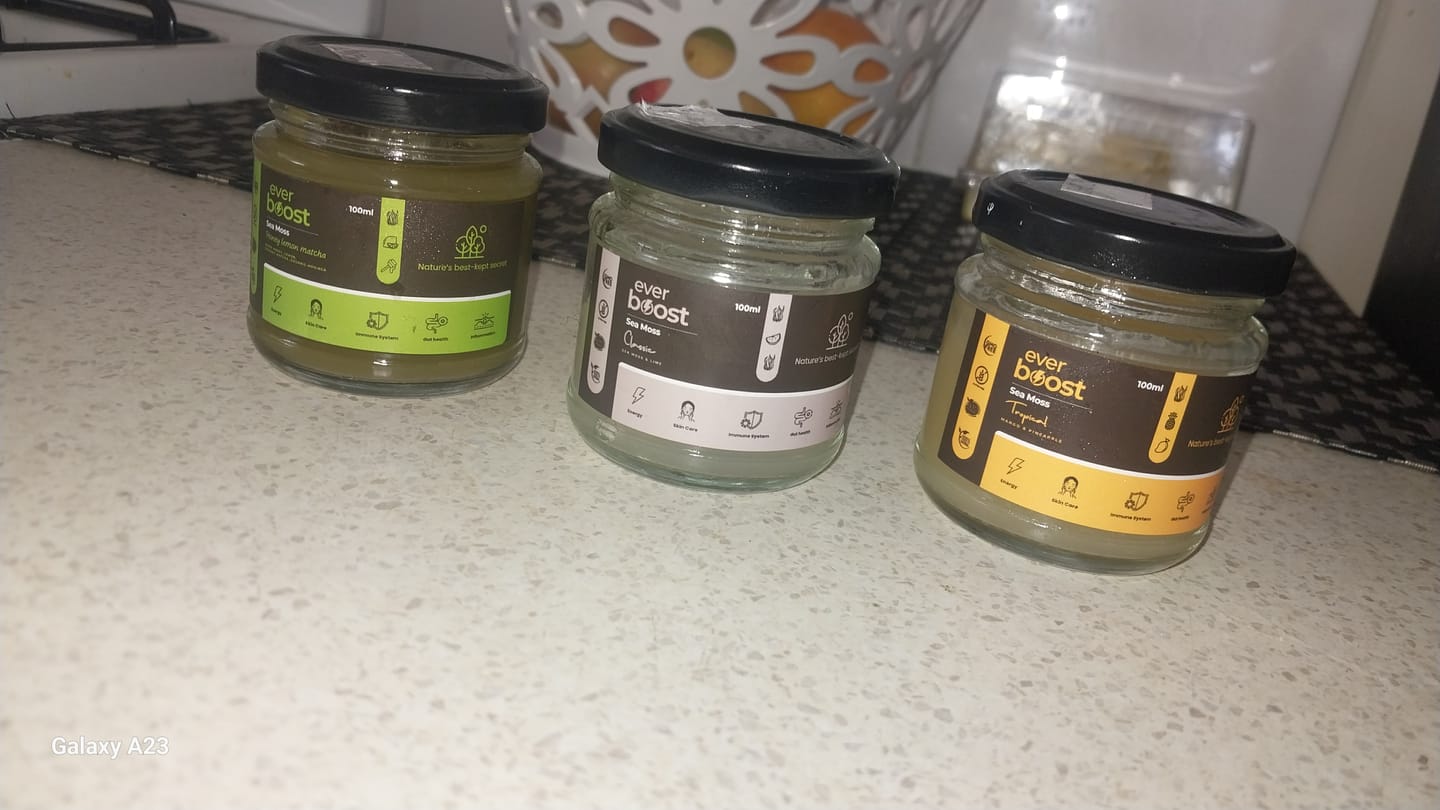 Customer photo review of Everboost Sea Moss Gel Starter Pack