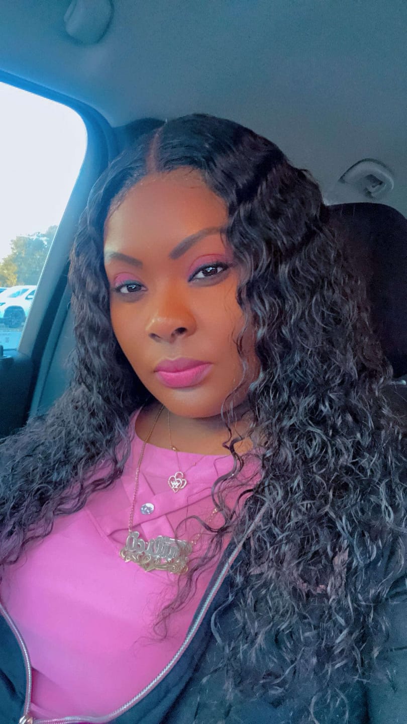 Customer photo review of Wavymy Pre-Bleached HD Lace Wear & Go Pre-Cut Wigs Dome Cap Glueless Water Wave 4x6 Lace Closure Wig 180% Density