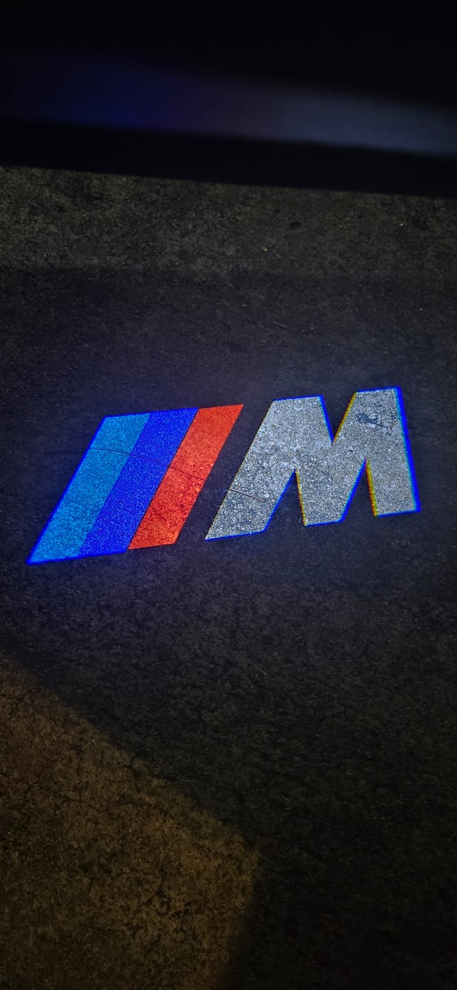 Customer photo review of BMW LED Car Door Welcome Logo Shadow Lights | E/F Chassis