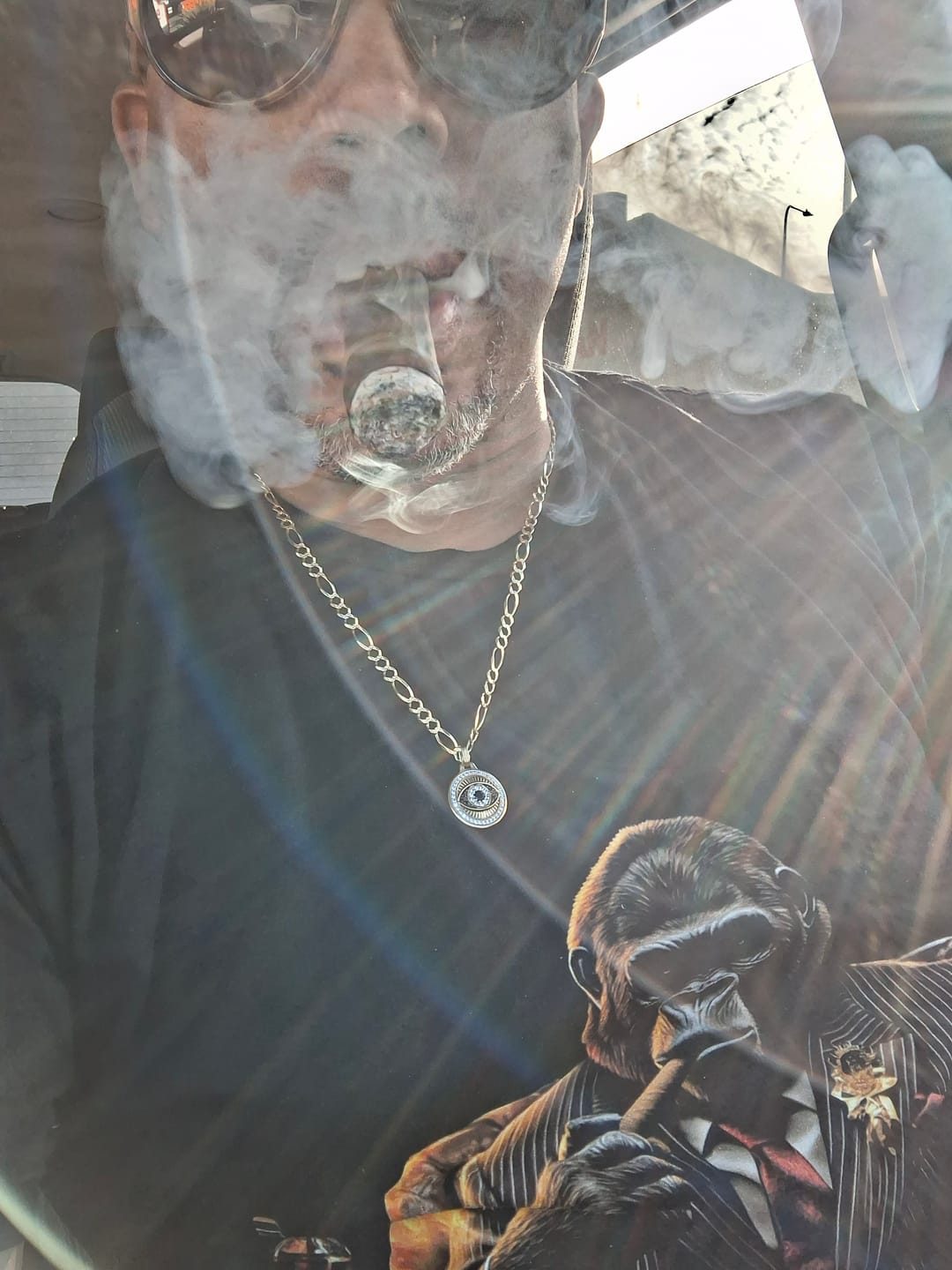 Customer photo review of Cigar Gorilla Softstyle T-Shirt