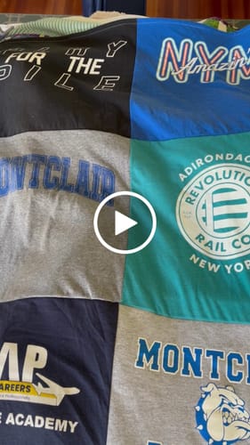 Customer video review of Classic T-Shirt Blanket