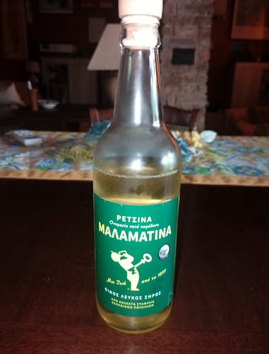 Customer photo review of Malamatina retsina - 500ml
