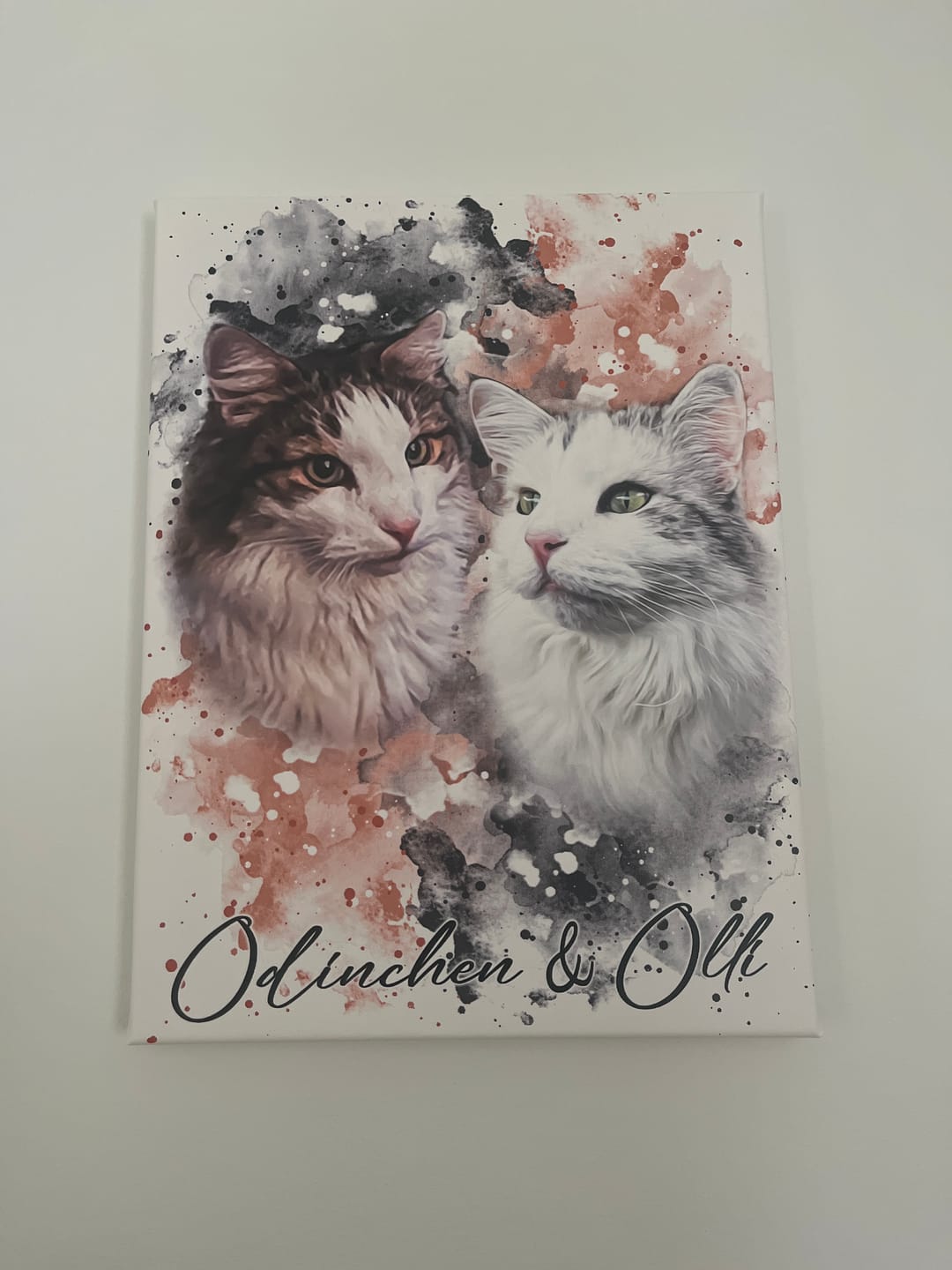Customer photo review of Dein Pferd als Wasserfarben Portrait