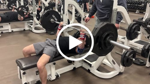 Customer video review of Personal Record Heavy Duty Premium Elbow Wraps - PR903 - Blue Camo