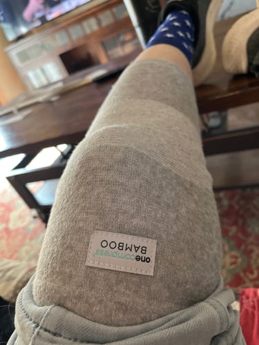 Customer photo review of Premium Bamboo Knee Sleeve (Single)