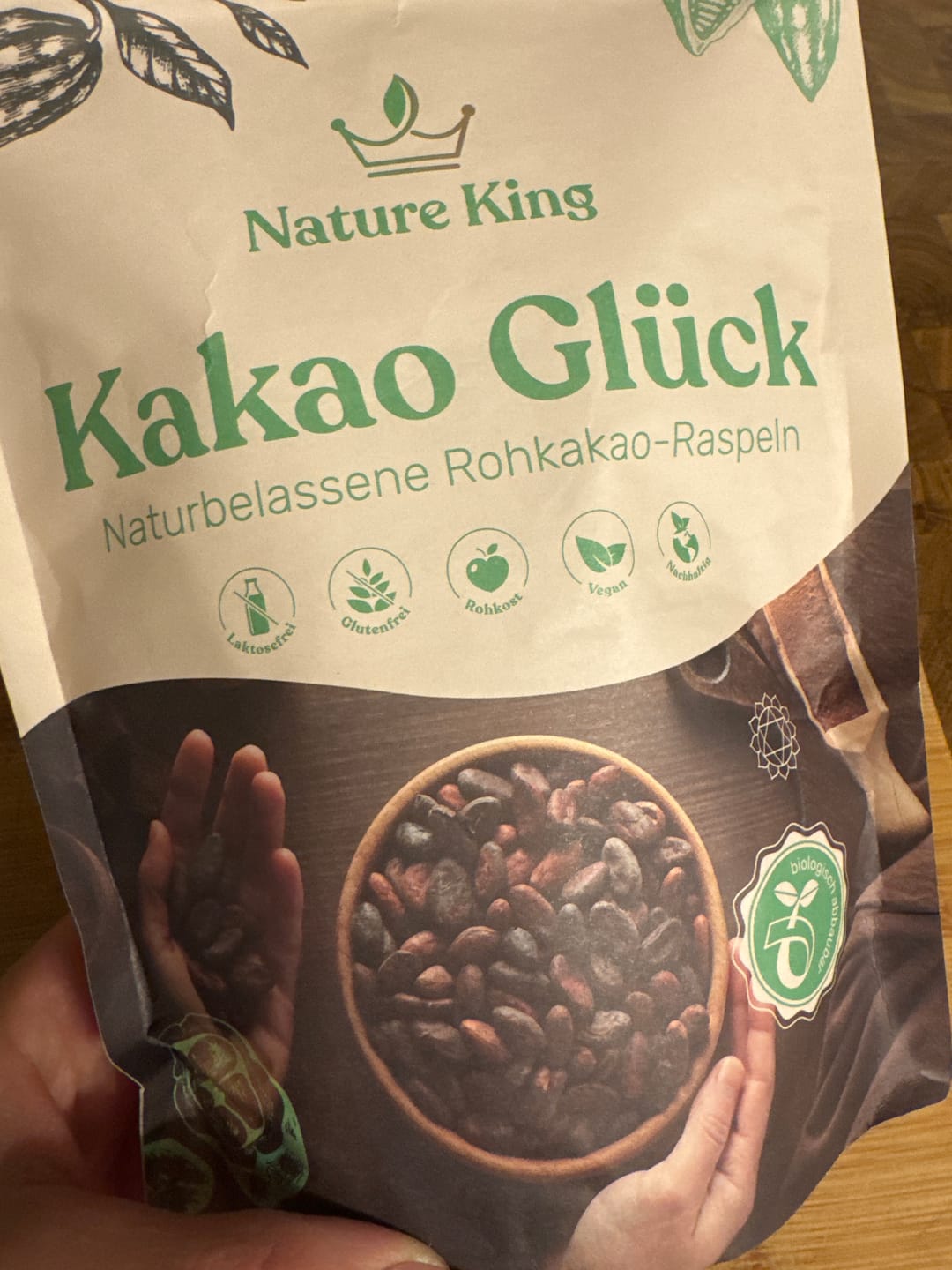 Customer photo review of Bio Kakao Glück (100% Bio Roh Kakao) - 250g