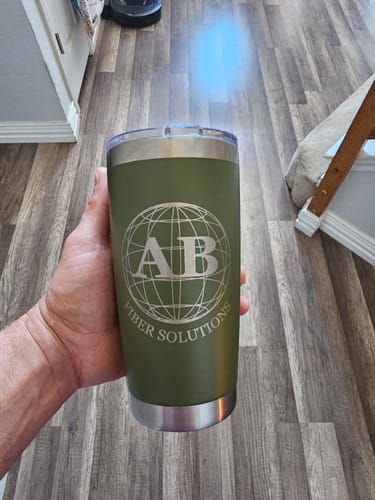 Customer photo review of (6 Pieces) Custom Laser Engraved - 20oz Tumblers