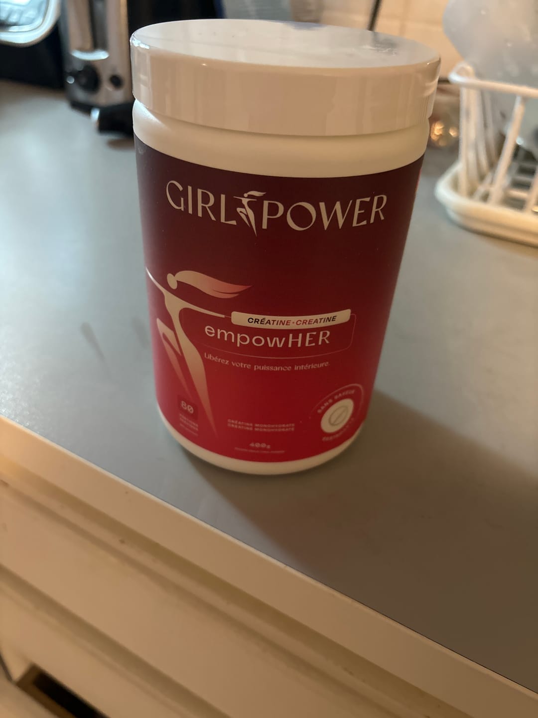Customer photo review of Girl Power - EmpowHER Créatine 400g