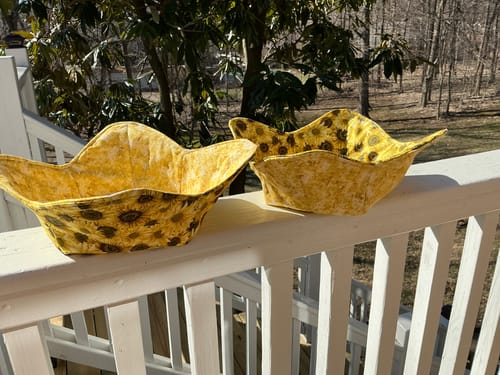 Customer photo review of Creative Grids Bowl Cozy Template Set Ruler