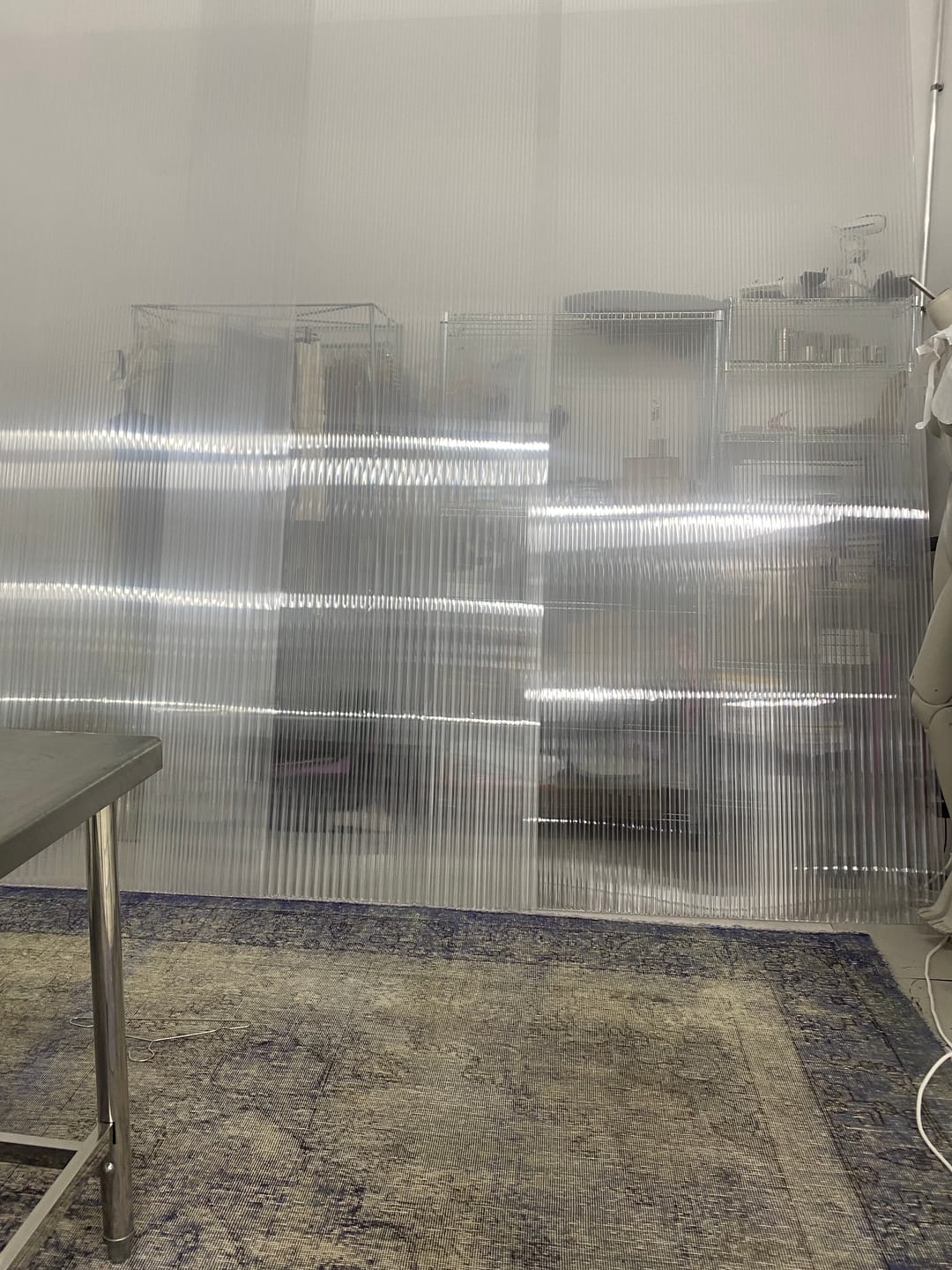 Customer photo review of Doppelstegplatte 16 mm Polycarbonat X-Struktur glasklar