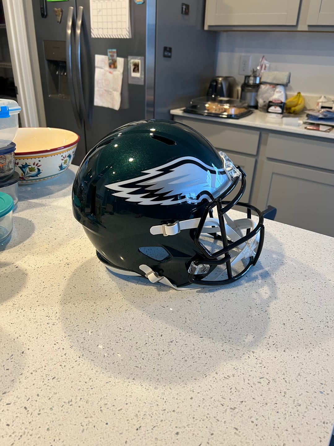 Customer photo review of Philadelphia Eagles Riddell Speed Replica Helmet