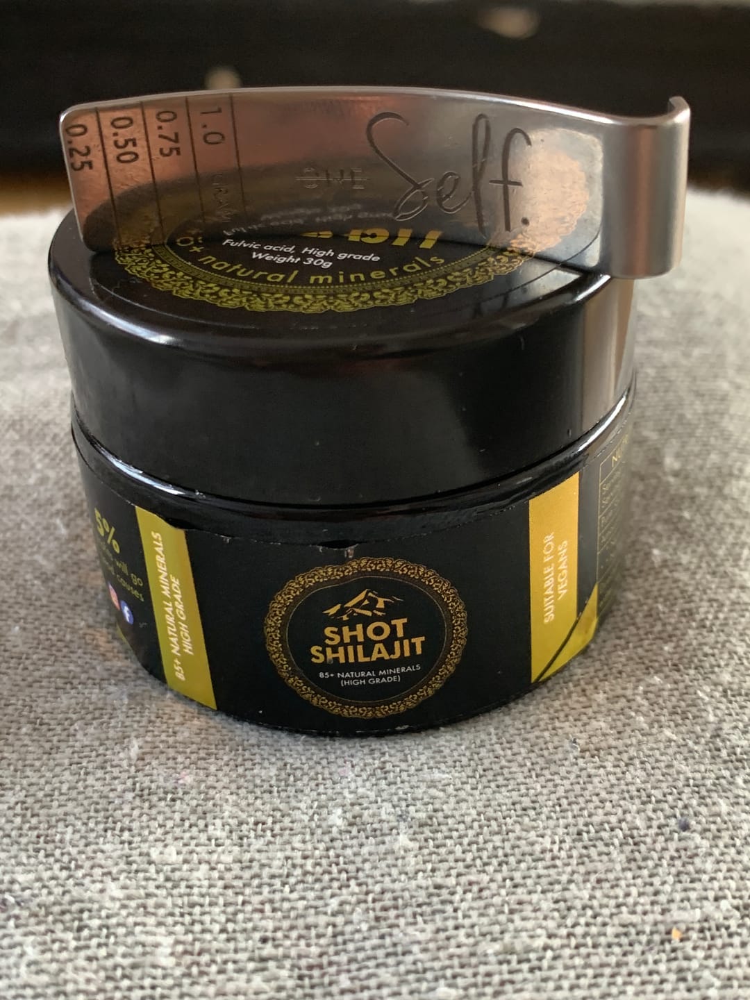 Customer photo review of Shilajit Spoon