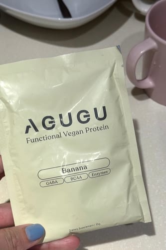 Customer photo review of 全素 豌豆蛋白飲－隨手包｜香蕉牛奶風味