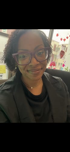 Customer photo review of old english initial juno choker