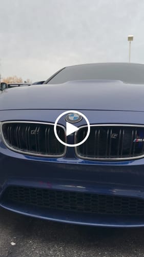 Customer video review of S55 M3/M4/M2C Cen-Cal Silicone Front Mount Air Intakes - F80/F82/F83/F87