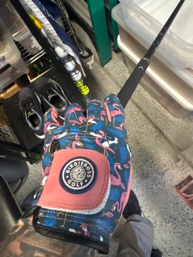 Customer photo review of Blue Flamingo Glove