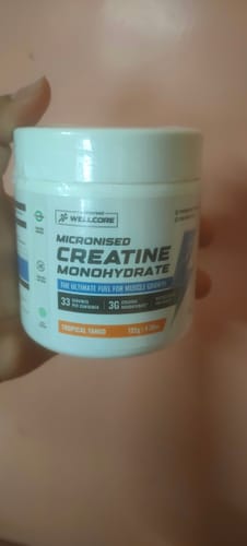 Customer photo review of Wellcore - Pure Micronised Creatine Monohydrate (122g, 33 Servings) Tropical Tango