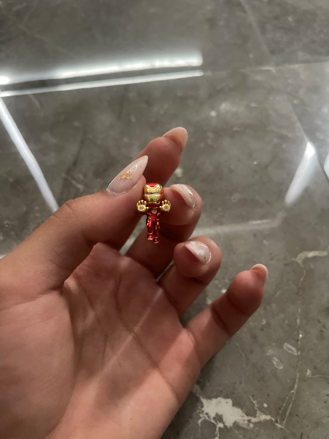 Customer photo review of Iron man Charm Plata S925