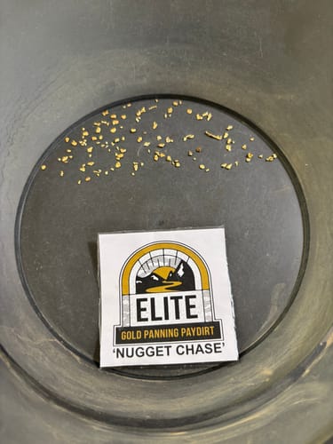 Customer photo review of Elite 'NUGGET CHASE' - Gold Panning Paydirt Concentrate