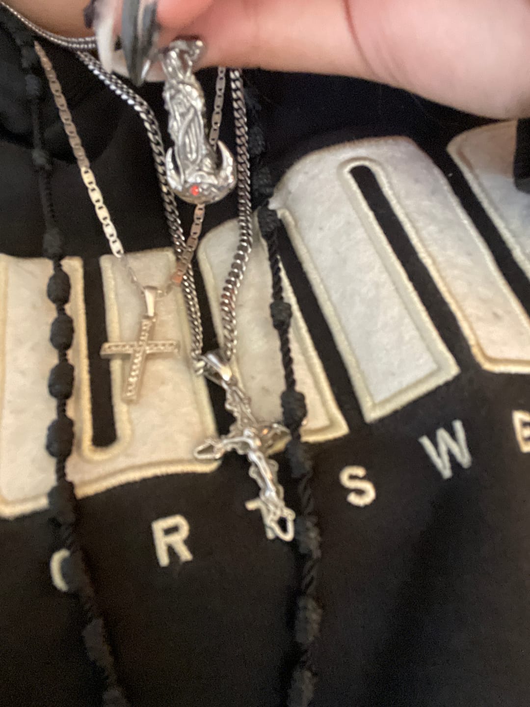Customer photo review of UPGRADED SANTA MUERTE PENDANT