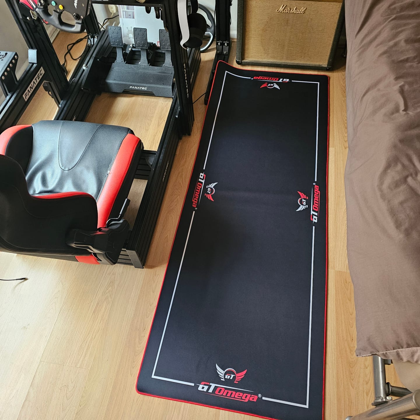 Customer photo review of Simulator Floor Mat