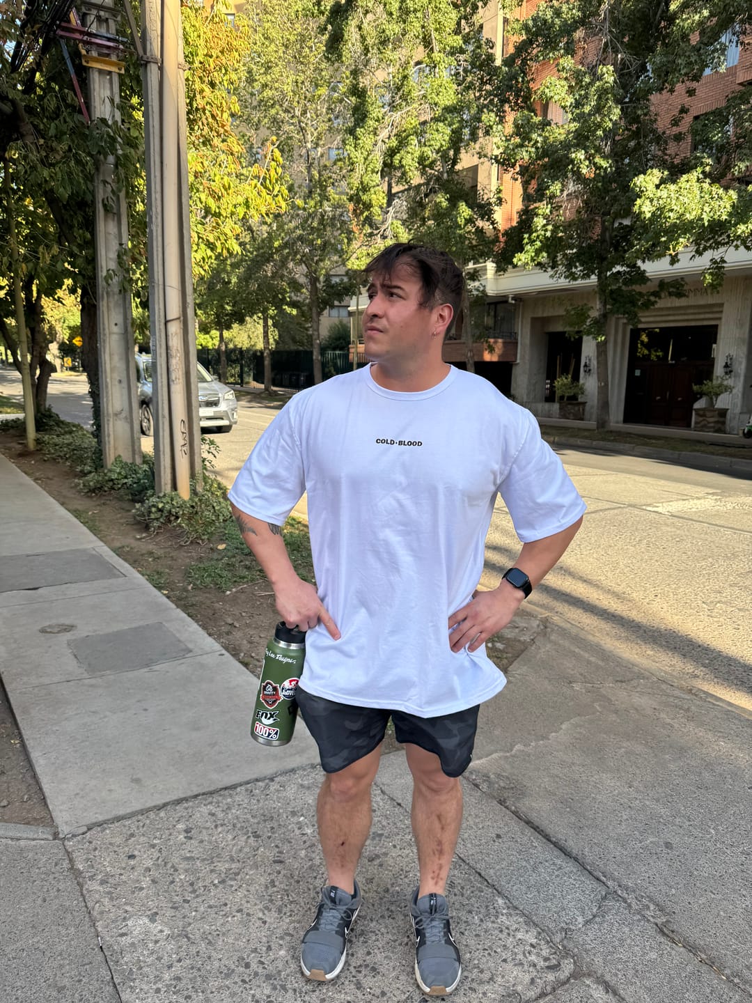 Customer photo review of POLERA BASIC WHITE