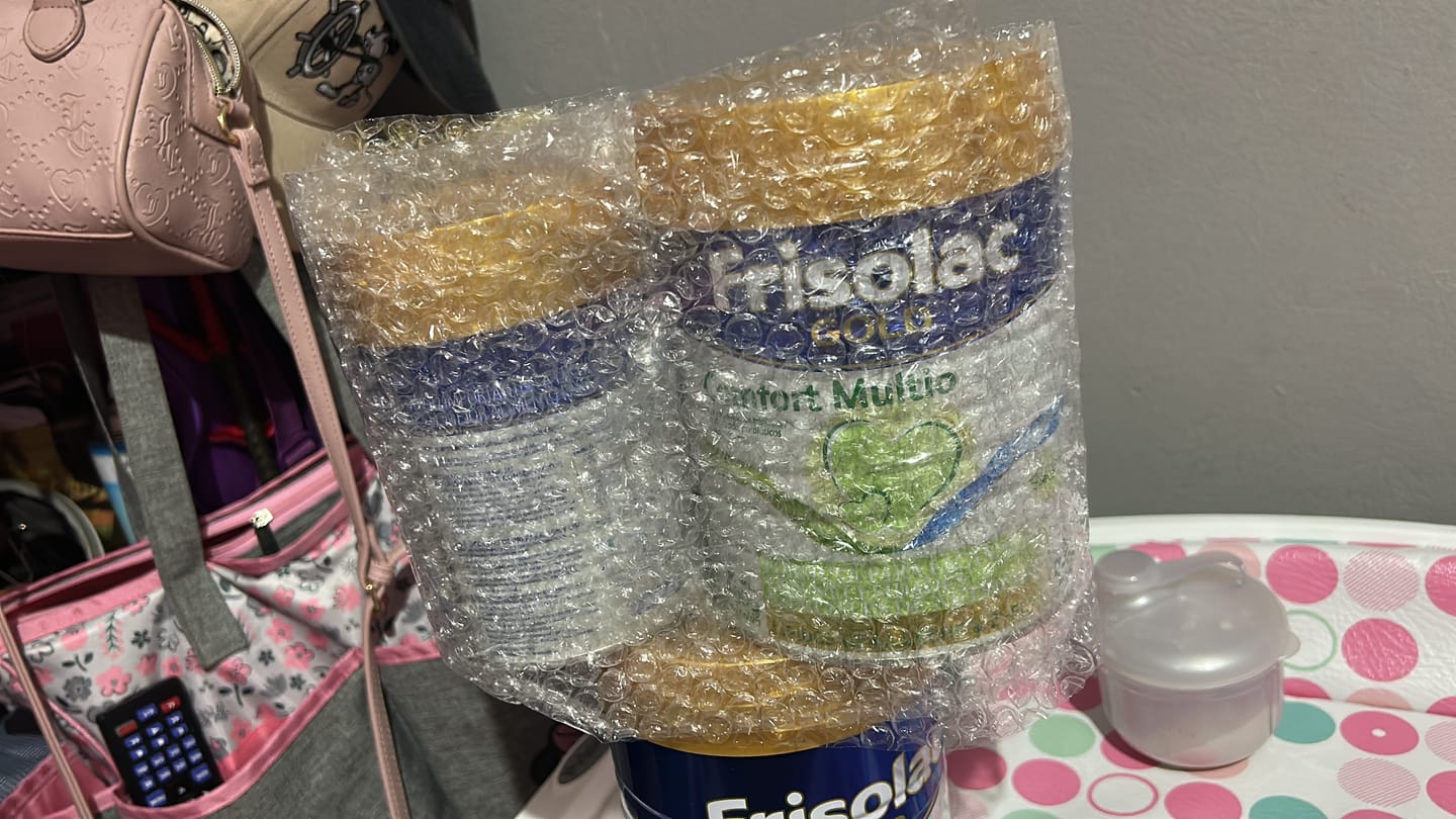 Customer photo review of Frisolac Gold Comfort Multio (0-12 Meses) Pack C/ 1.2 Kg