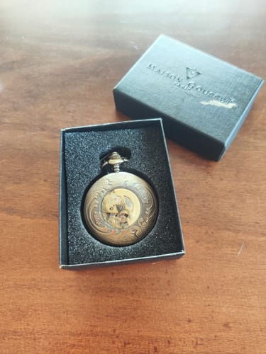 Customer photo review of Montre à Gousset Homme Édition Vintage